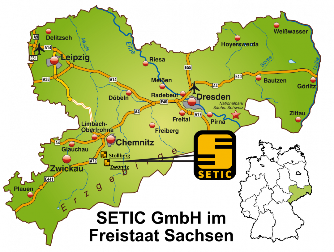 SETIC GmbH Standort Lage